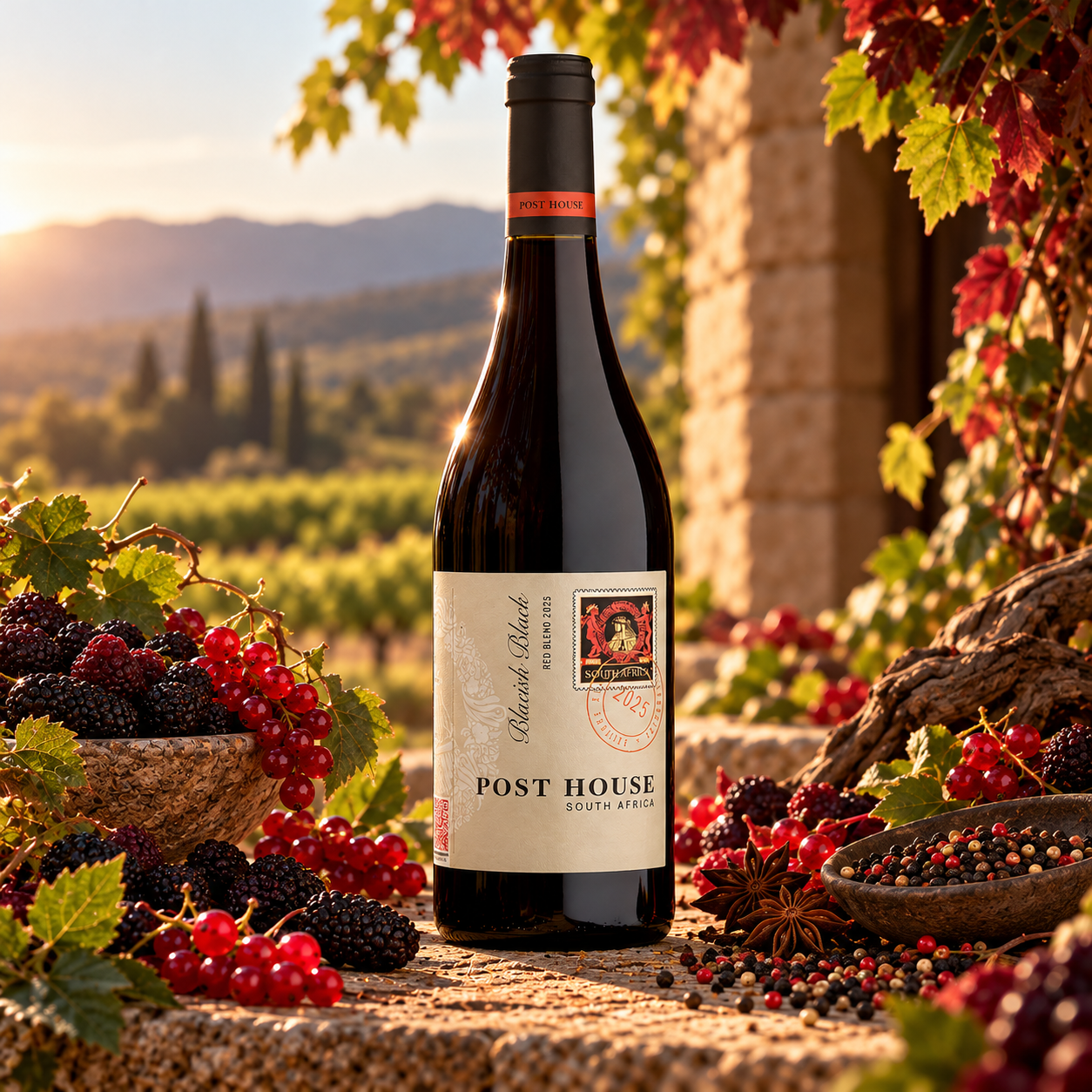 Blueish Black Red Blend 2025